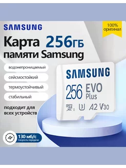 Карта памяти EVO Plus 256 GB (MB-MC256SA)