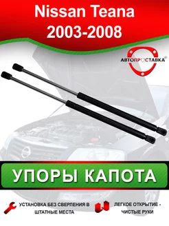 Упоры капота для Nissan TEANA (J31) 2003-2008