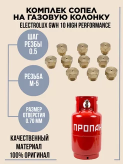 Форсунки на колонку GWH 10 High Performance