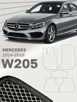 Коврики для Мерседес С-класс В205 Mercedes Benz C-Class W205