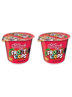 Сухой завтрак Froot Loops в стакане, 2 шт по 42 гр