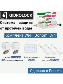 Система защиты от протечки Wi-Fi Bonomi 3 4"