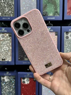 Чехол на iPhone 13 Pro Max со стразами Swarovski