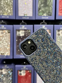 Чехол на iPhone 15 со стразами Swarovski