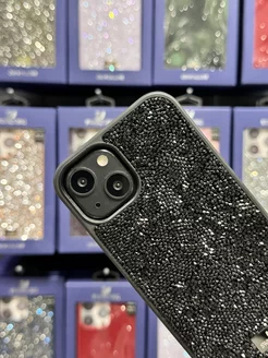 Чехол на iPhone 15 со стразами Swarovski