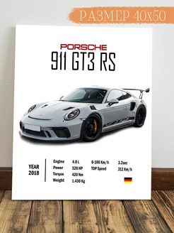 Картина на стену PORSCHE 911 GT3 RS