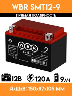 Аккумулятор для мотоцикла, скутера SMT12-9-A - YTX9-BS