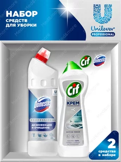 Крем Сиф Professional Active Fresh + Средство Доместос Prof