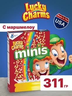 Lucky Charms Minis Cereal мини хлопья с маршмеллоу