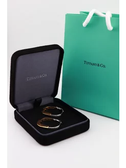 Серьги овальные в стиле Tiffany&Co