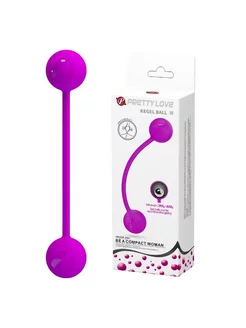 Лиловые вагинальные шарики KEGEL BALL III