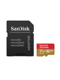 Карта памяти Extreme microSDHC 32Gb, SDSQXAF-032G-GN6MA