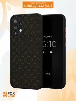 Бампер на Samsung A32 с принтом Louis Vuitton