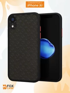 Бампер на iPhone XR с принтом Louis Vuitton