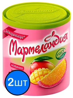 Мармелад Сочное манго дольки "Мармеландия", 250г х 2шт