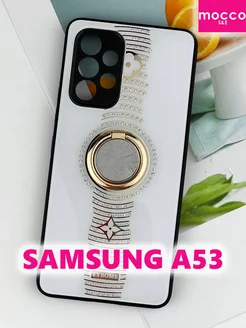 Чехол на Samsung A53 со стразами Самсунг А53 с кольцом