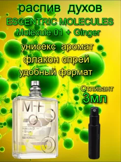 Отливант ESCENTRIC MOLECULES Molecule 01 + Ginger