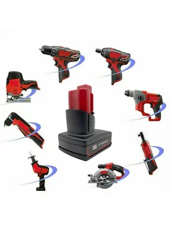 Аккумулятор для Milwaukee M12 12V 6 0Ah Li-Ion