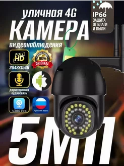 Камера видеонаблюдения уличная с 4G