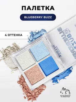 Палетка теней для век, тени для глаз POCKET Blueberry Buzz