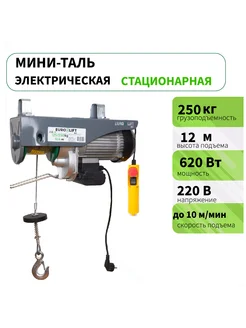 Мини таль электрическая PA 250 стационарная