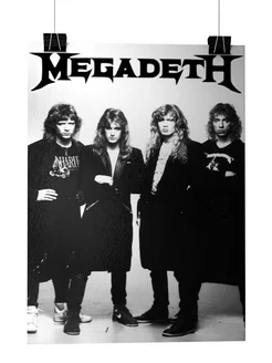 Плакат "Megadeth", А3