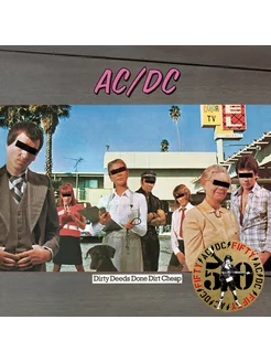 AC DC. Dirty Deeds Done Dirt Cheap. Gold Metallic (LP)