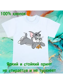 футболка том и джерри