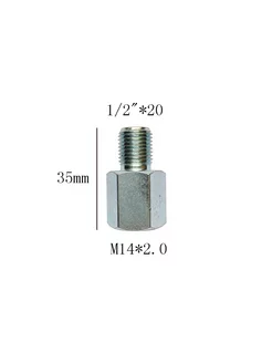 Переходник адаптер с М14 к 1 2-20